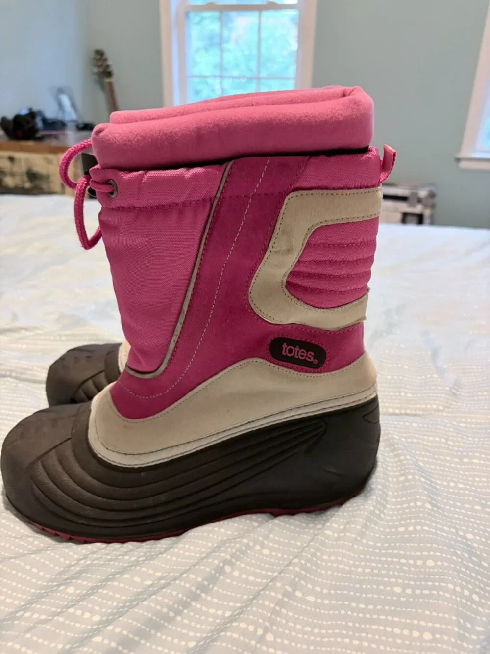 Totes Jenny Pink Winter Boots LN Girls 5M